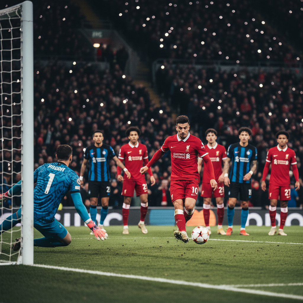 Inter Milan Vs Liverpool: Penalti Szoboszlai Menangkan Si Merah